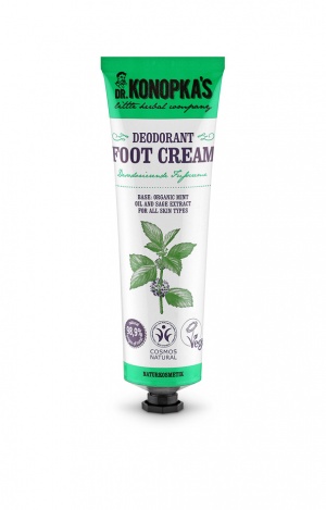 Deodorant foot cream